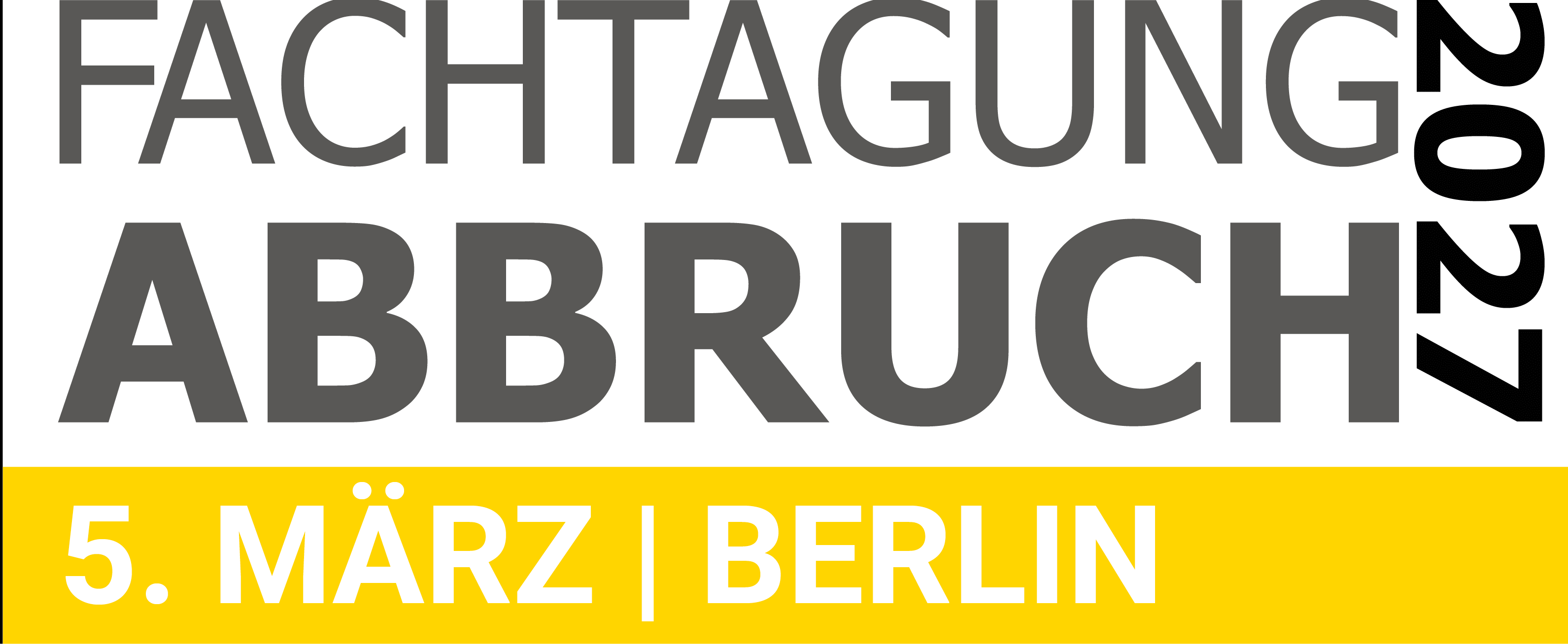 FACHTAGUNG ABBRUCH Conference logo