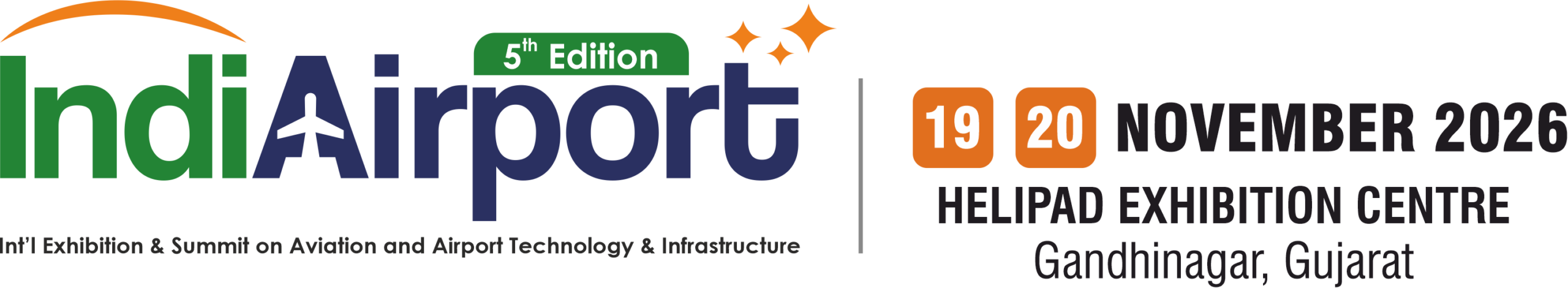 IndiAirport 2026 logo