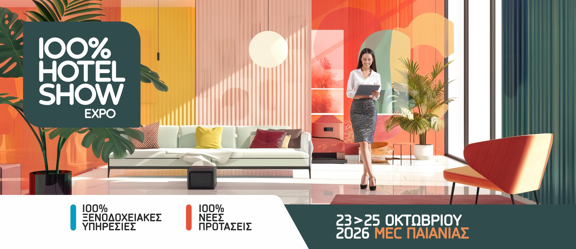 100% HOTEL SHOW 2026 logo