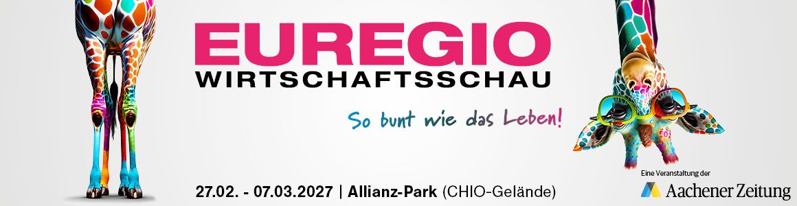 Euregio Wirtschaftsschau / International Consumer Goods Exhibition Aahen 2027 logo
