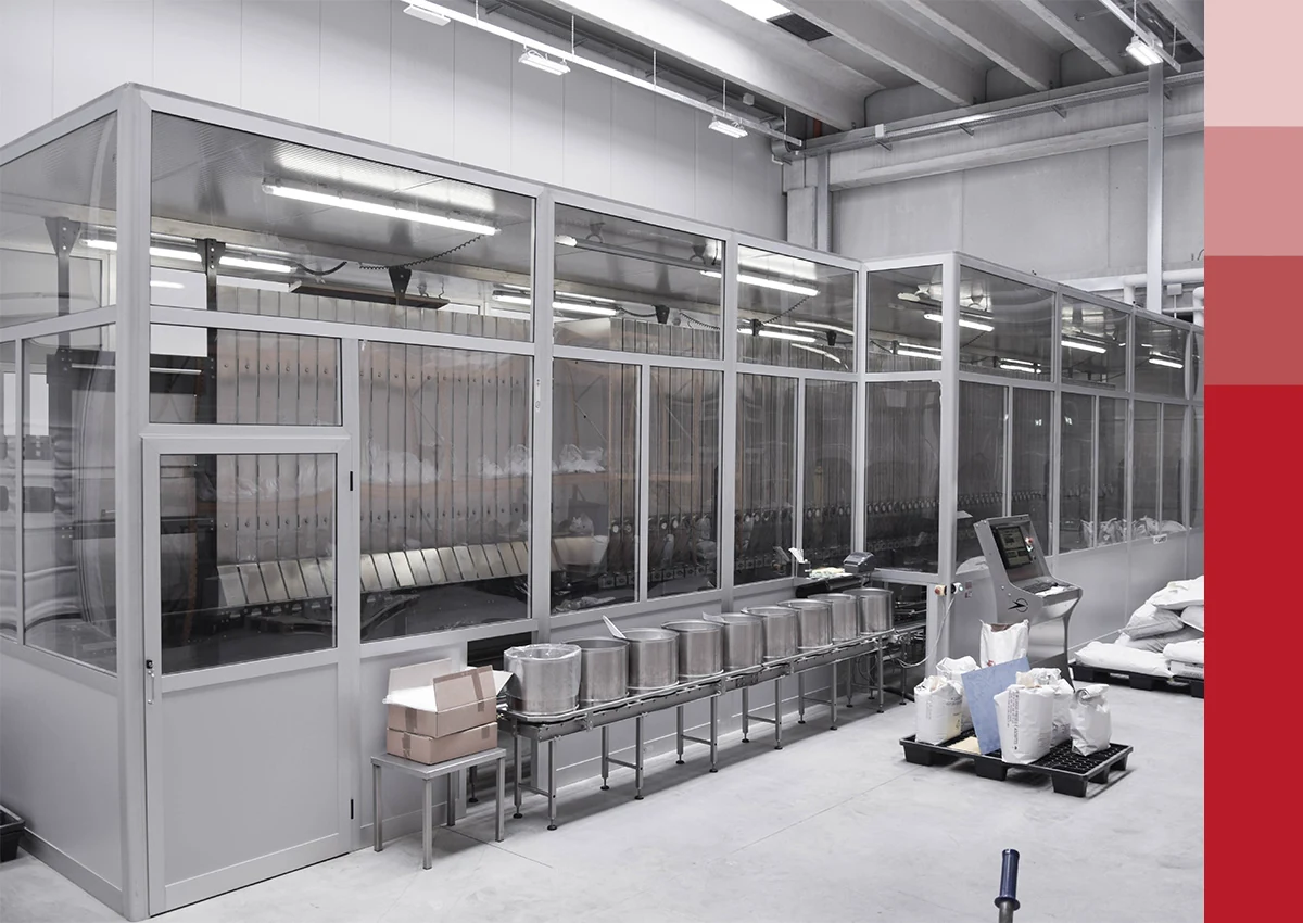 SUPERUNICA enclosed ingredient weighing installation