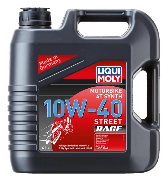 Motorbike 4T Synth 10W-40 Street Race, 4 litre container