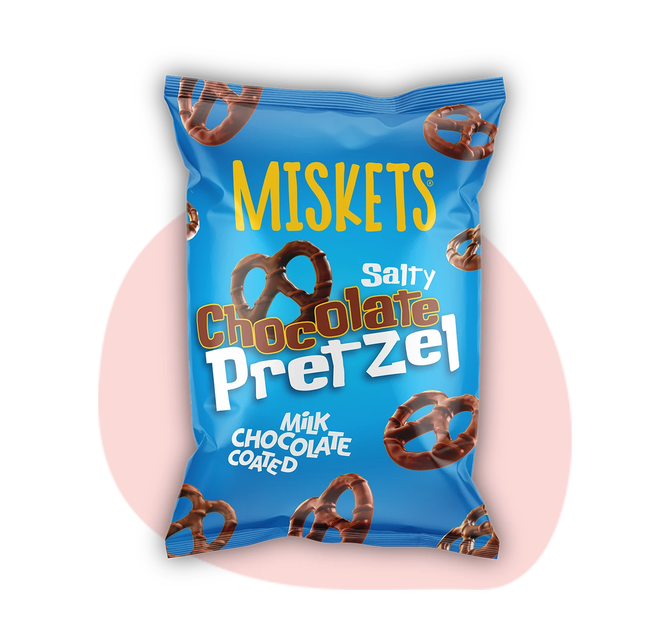 Miskets Pretzel Salty milk-chocolate-coated pretzel pack