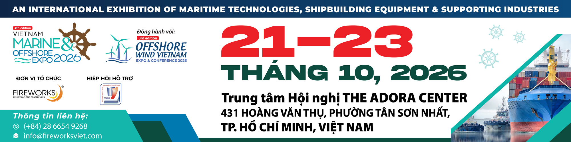 Official imagery from VIMOX - VIETNAM MARINE & OFFSHORE EXPO 2026