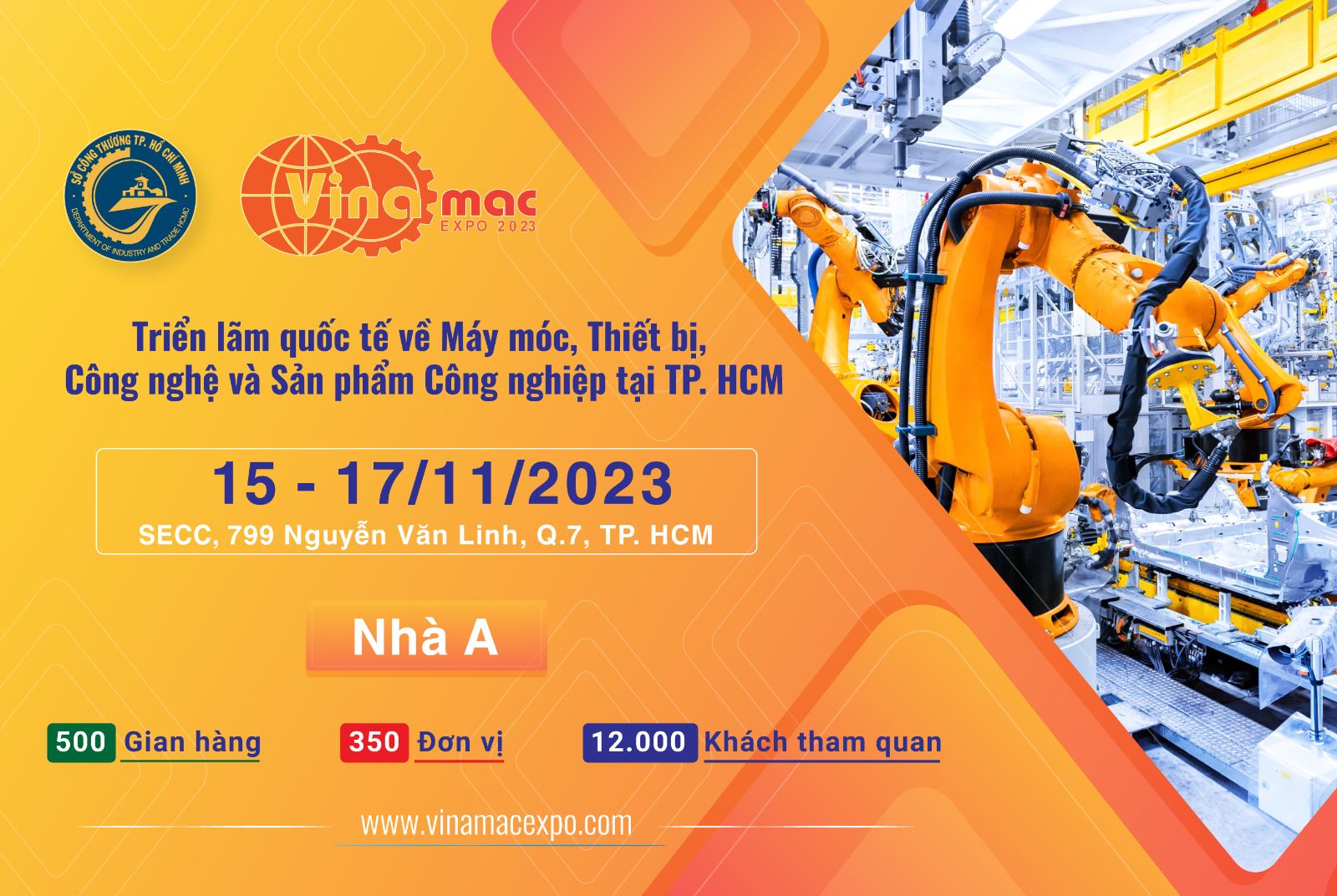Nhận diện thương hiệu chính thức của VINAMAC EXPO 2026