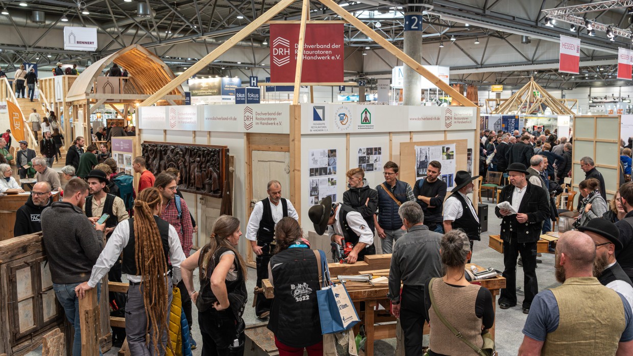 denkmal 2024 exhibition activity. Photo: Leipziger Messe / Tom Schulze.