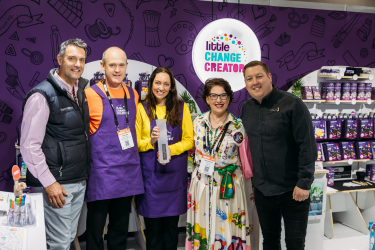 Little Change Creators, winner of Best Small Stand at the Reed Gift Fairs Melbourne 2024 Stand Awards.