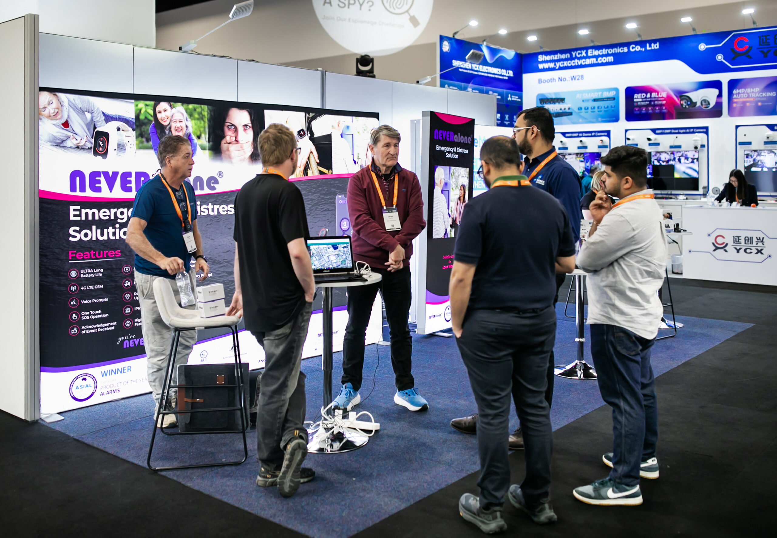 Delegates networking at the co-located Security Exhibition & Conference and Integrate, 2025