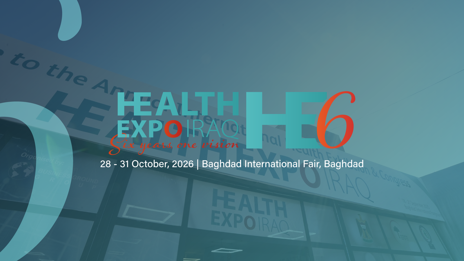 Official Health Expo Iraq 2026 event branding