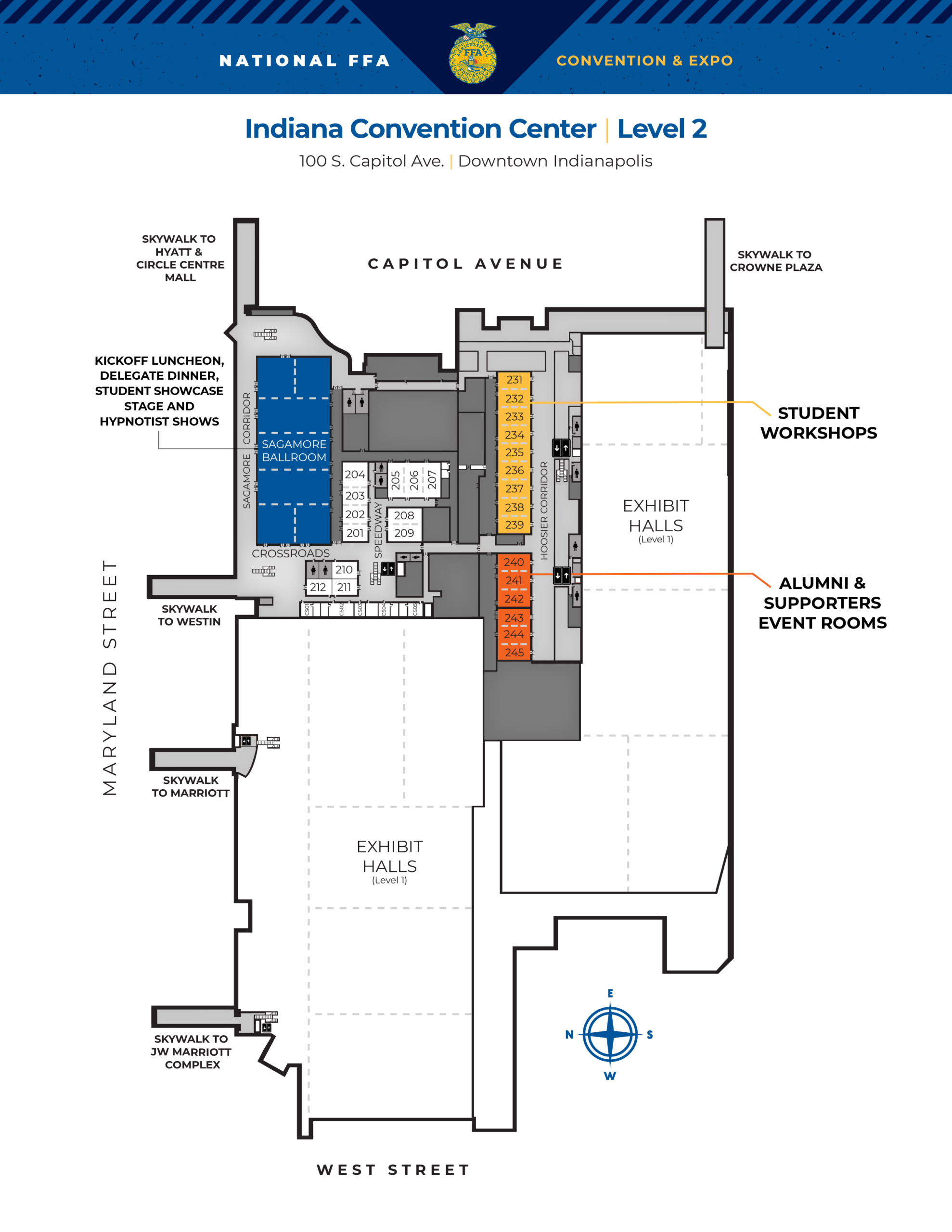Host venue exterior — National FFA Convention & Expo