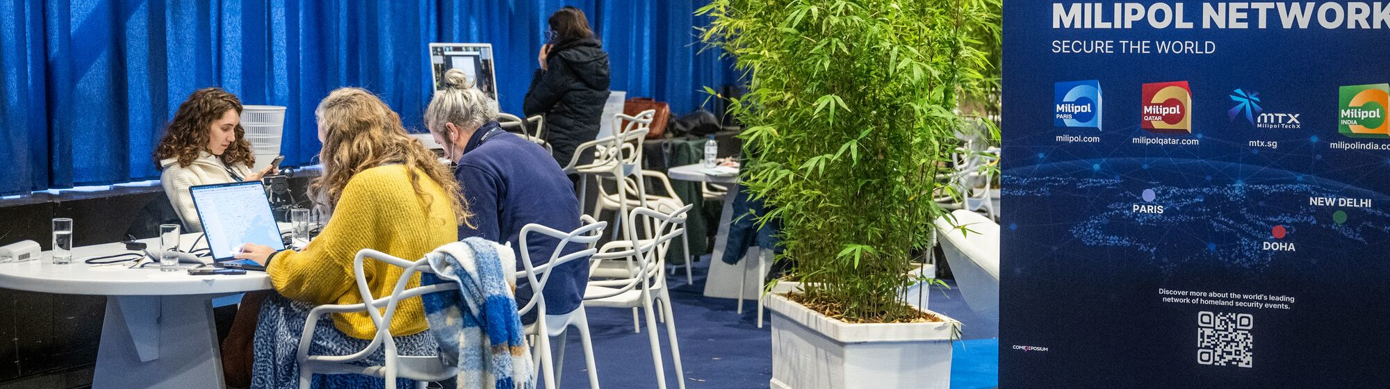 Branding officiel de l'événement Milipol Paris 2026
