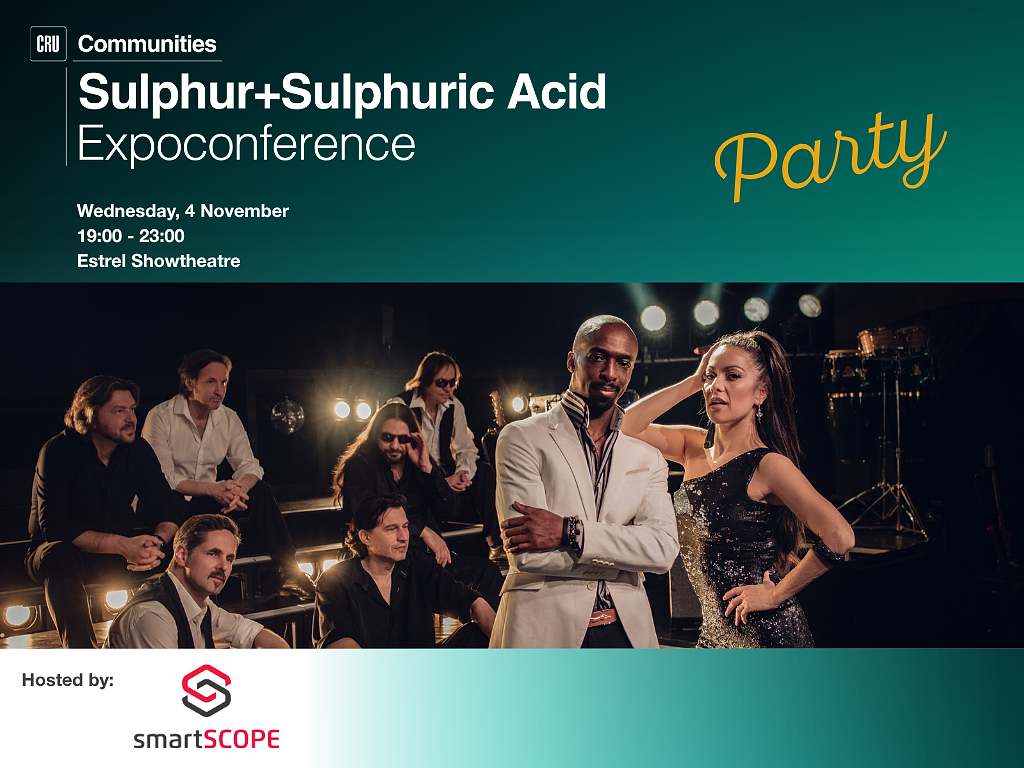 Official imagery from Sulphur + Sulphuric Acid Exhibition & Conference 2026