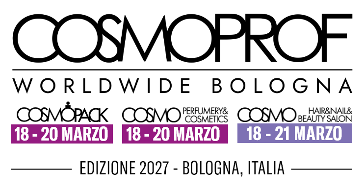 Branding ufficiale dell'evento Cosmopack 2027