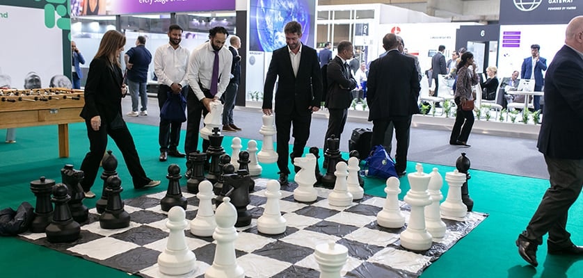CPHI Frankfurt 2025 Networking Playgrounds e attività interattive sul piano espositivo.