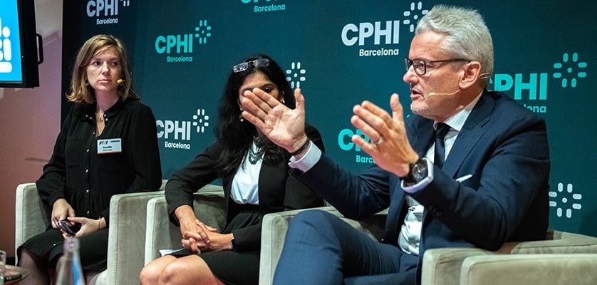 CPHI Frankfurt 2025 ambiente conferenze e contenuti di leadership.