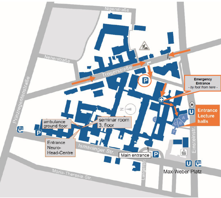 Host venue exterior — 15th Munich Vascular Conference