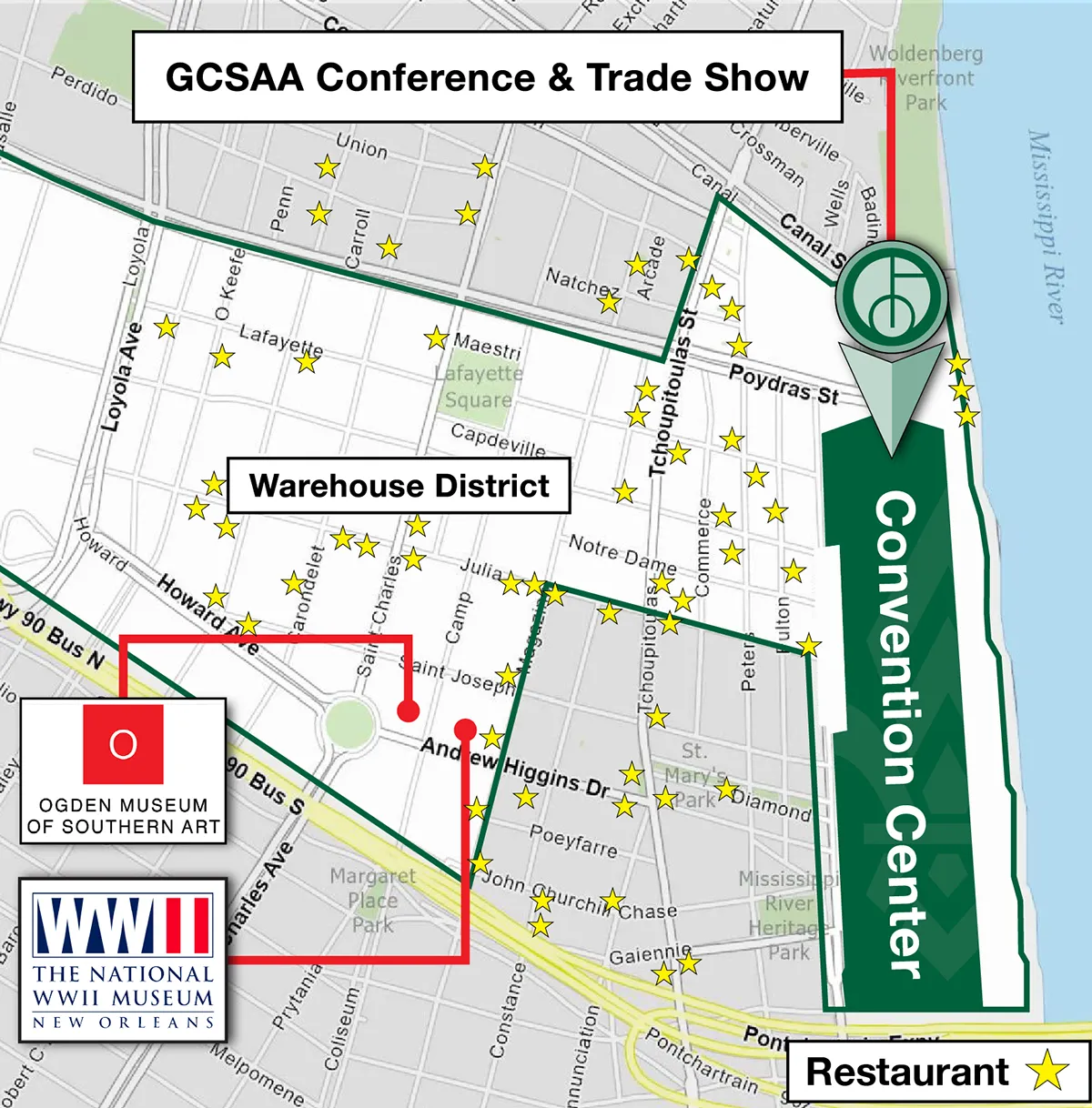 Host venue exterior — Golf Course Superintendents Association of America Conference and Trade Show