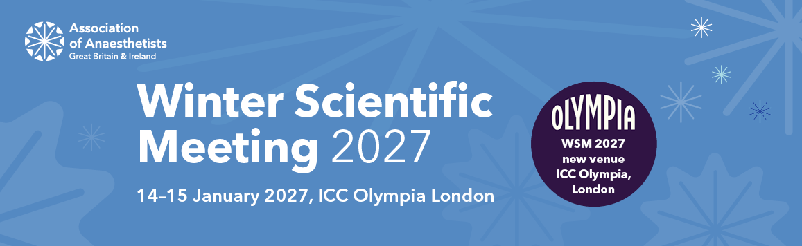 Official imagery from Association of Anaesthetists Winter Scientific Meeting