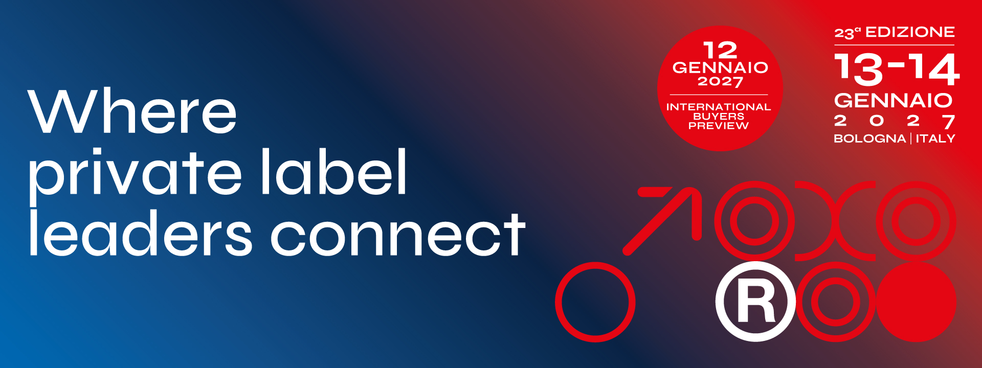 Branding ufficiale dell'evento MARCA by BolognaFiere & ADM 2027