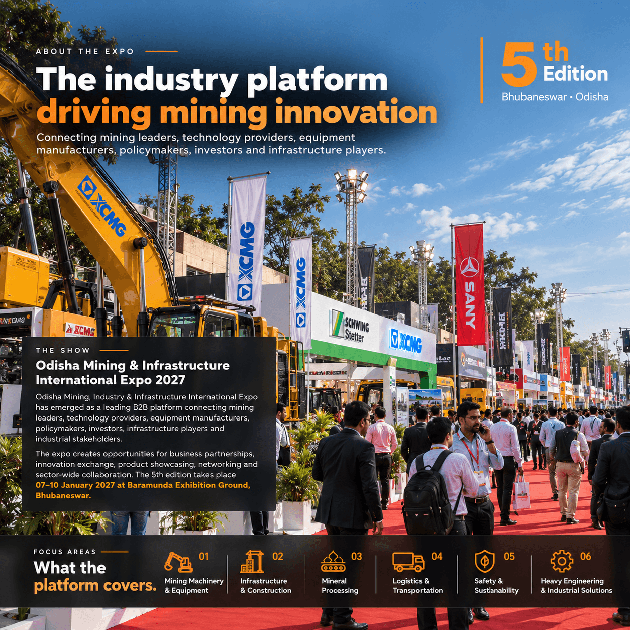 Official imagery from Odisha Mining and Infrastructure International Expo