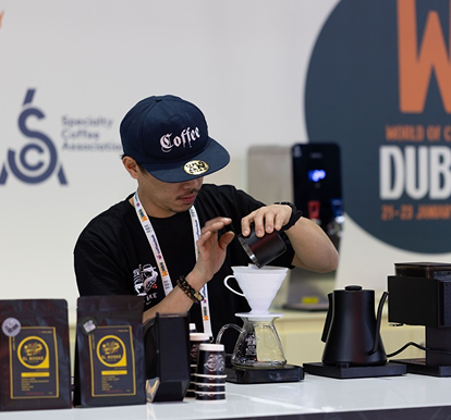 صور رسمية من World of Coffee Dubai