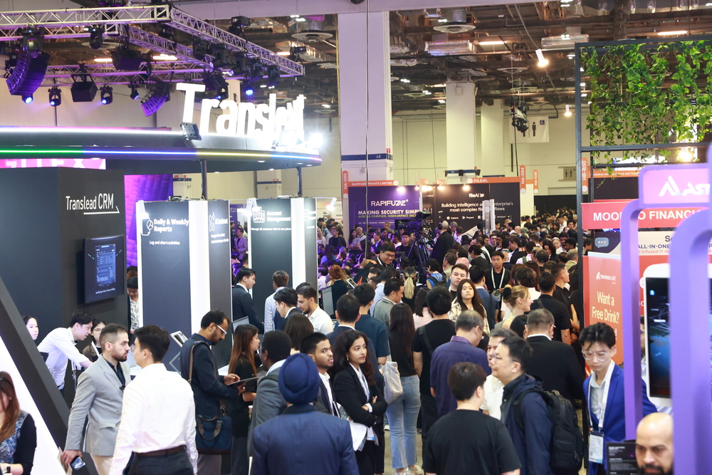 GITEX AI ASIA exhibition floor at Marina Bay Sands Expo and Convention Centre