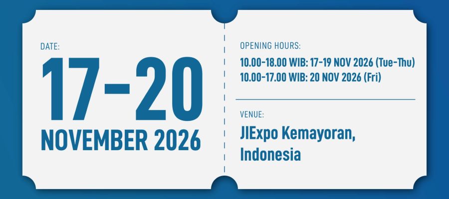 Host venue exterior — Plastics & Rubber Indonesia