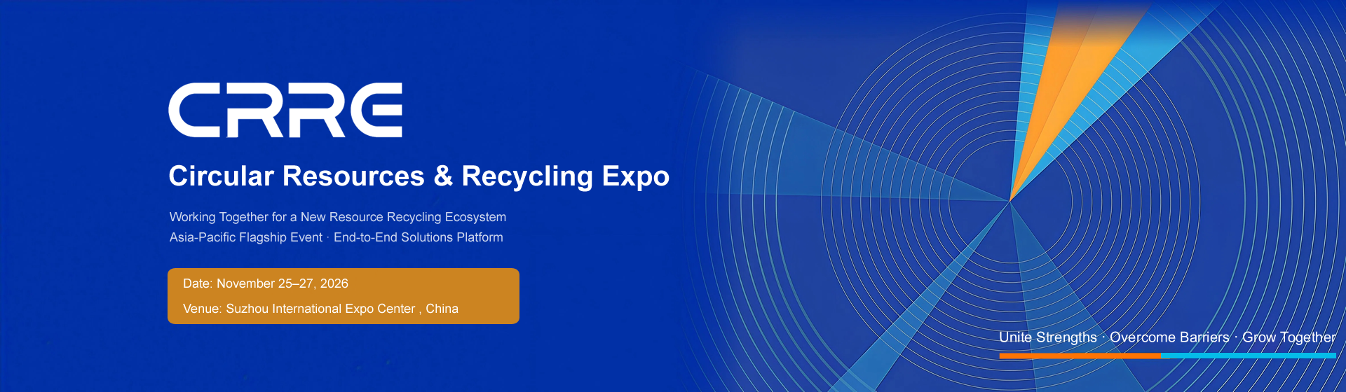 来自 CRRE - Circular Resources and Recycling Expo 的官方图片