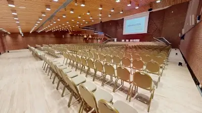 Host venue exterior — CityJS Athens 2026