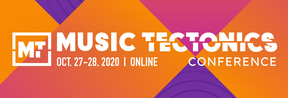 Official Music Tectonics 2026 event branding