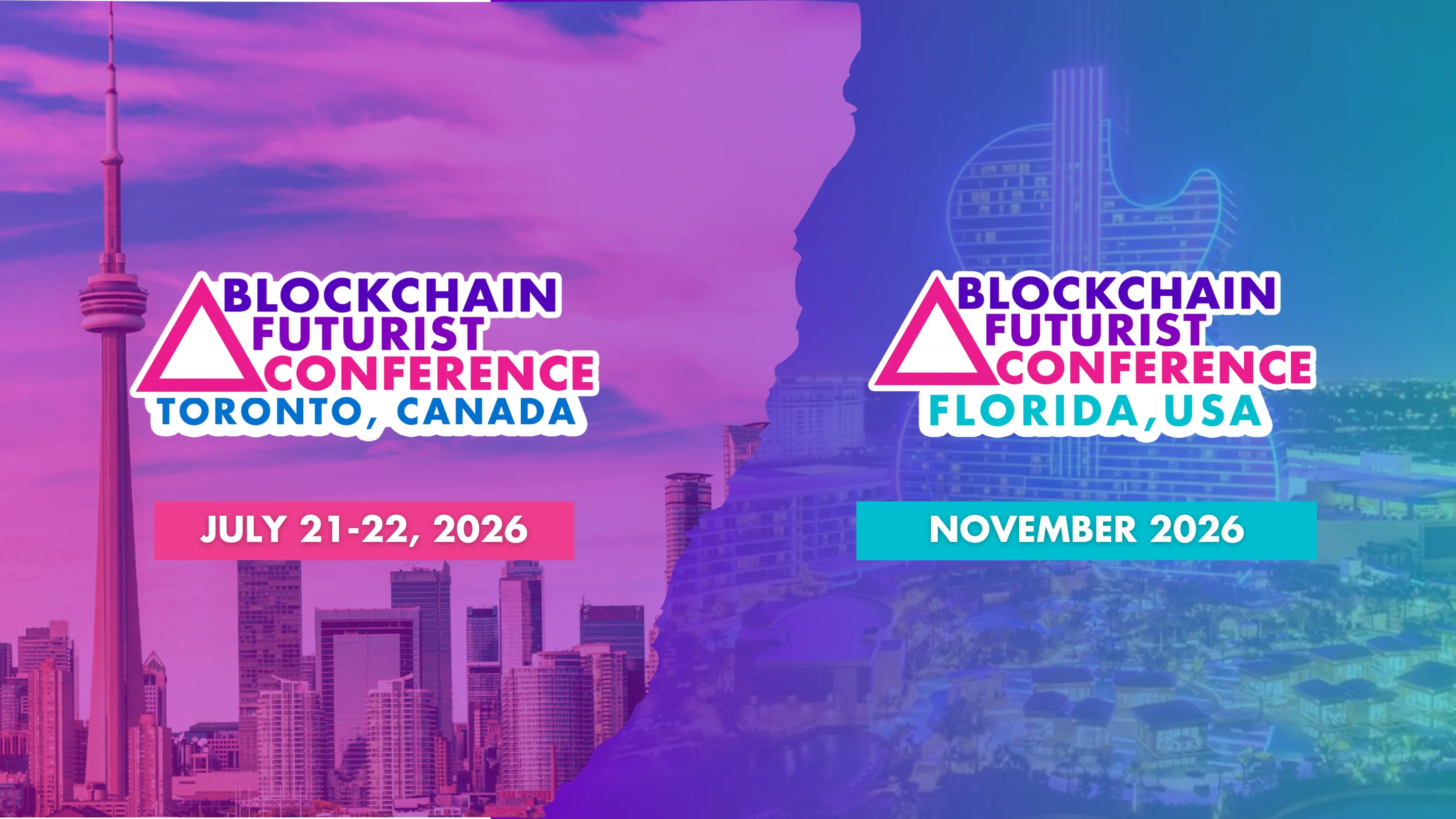Official imagery from Blockchain Futurist Conference USA 2026