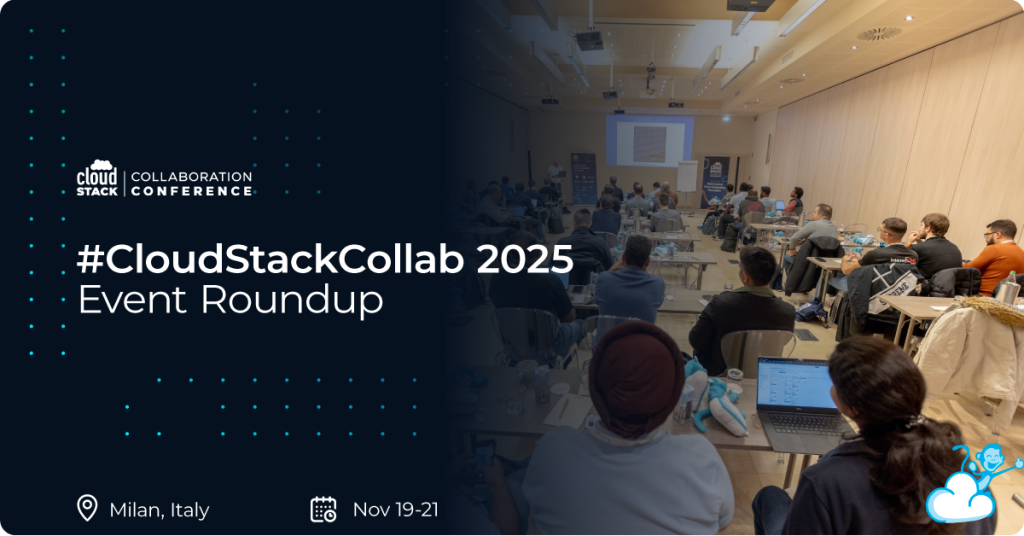 Official Cloudstack Collaboration Conference 2026 event branding