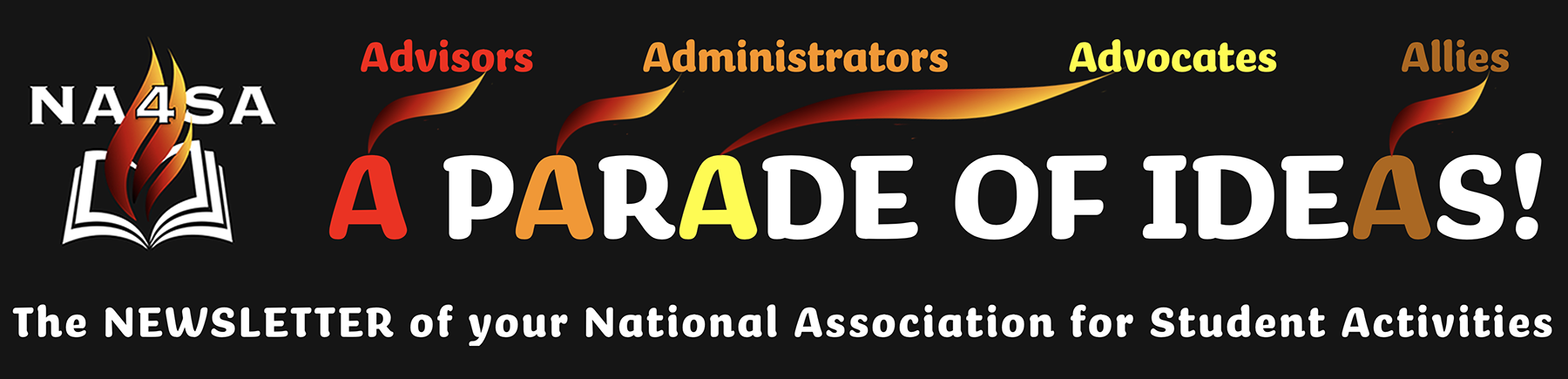 Official National Conference on Student Activities 2026 event branding