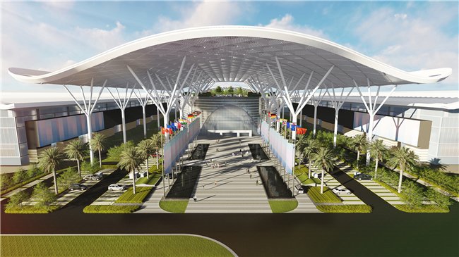 Host venue exterior — Industrial Tech World Asia (ITWA)