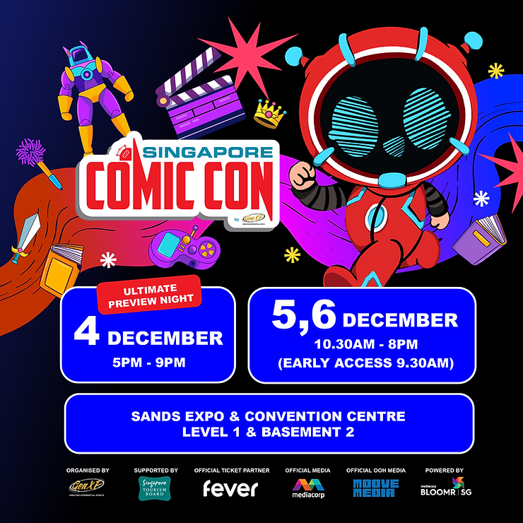 Official Singapore Comic Con event branding
