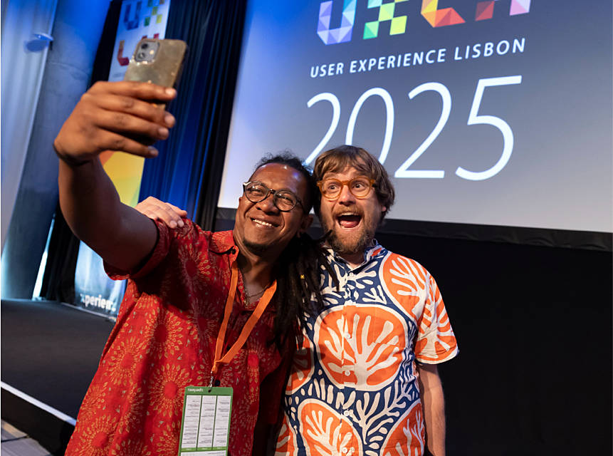 Official imagery from UXLx: User Experience Lisbon
