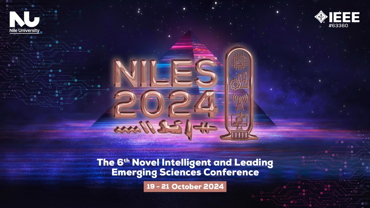 Official NILES- The 8th Novel Intelligent and Leading Emerging Sciences Conference event branding