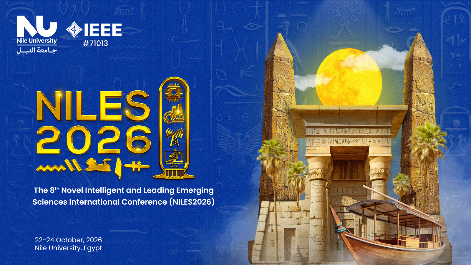Official imagery from NILES- The 8th Novel Intelligent and Leading Emerging Sciences Conference