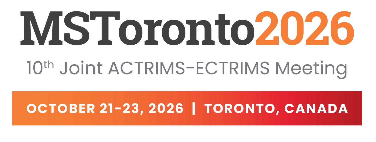 ECTRIMS 2026 logo
