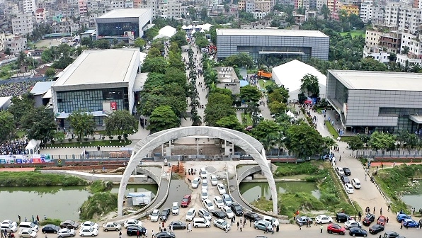 Host venue exterior — BIGFAB - Bangladesh Int’l Fabric & Yarn Expo